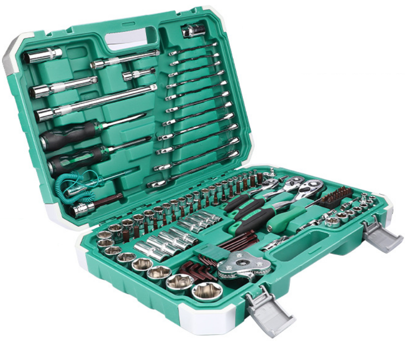 Quick ratchet wrench steam repair sleeve tool set