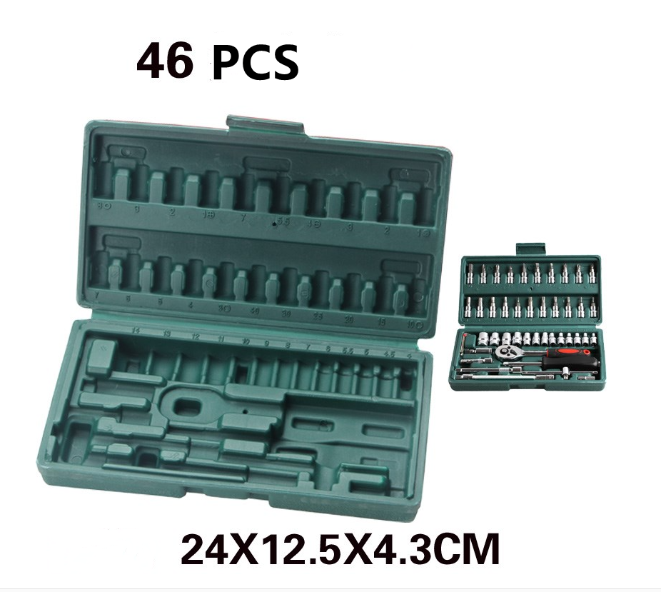 Socket Set with Ratchet Wrench