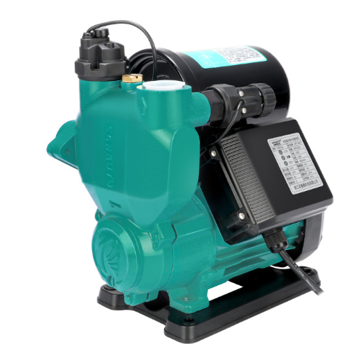 Household self-priming booster pump heater booster system