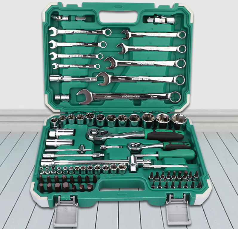 Quick ratchet wrench steam repair sleeve tool set