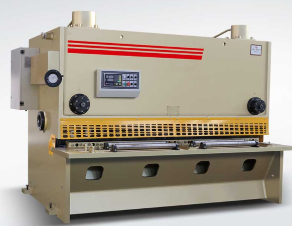 Hydraulic swing beam shear cutting machine