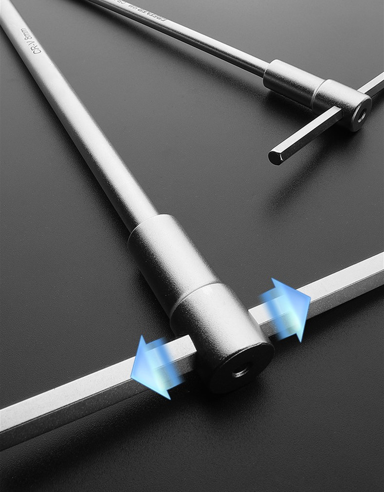T shaped slide rod hexagonal wrench