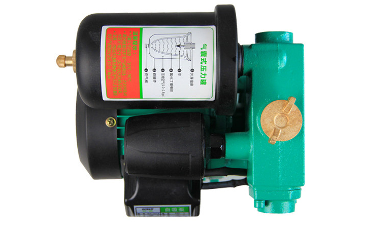 Household self-priming booster pump heater booster system