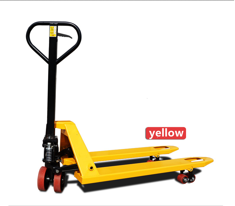 Manual hydraulic handling forklift lifting pallet cart