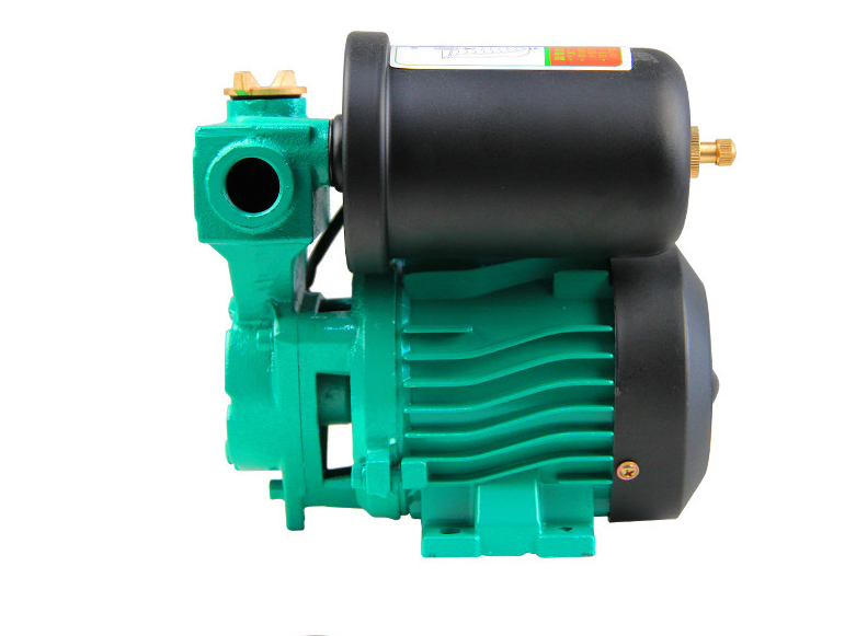 Household self-priming booster pump heater booster system