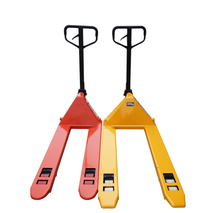 Manual hydraulic handling forklift lifting pallet cart