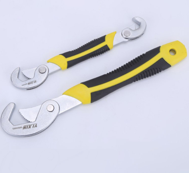 Adjustable hand tools half moon type bathroom wrench