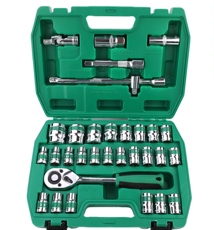 32 pieces socket wrench set quick socket set