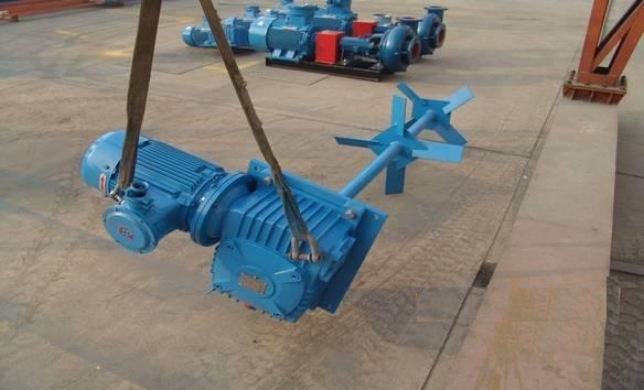 Double impeller mud mixer available from stock