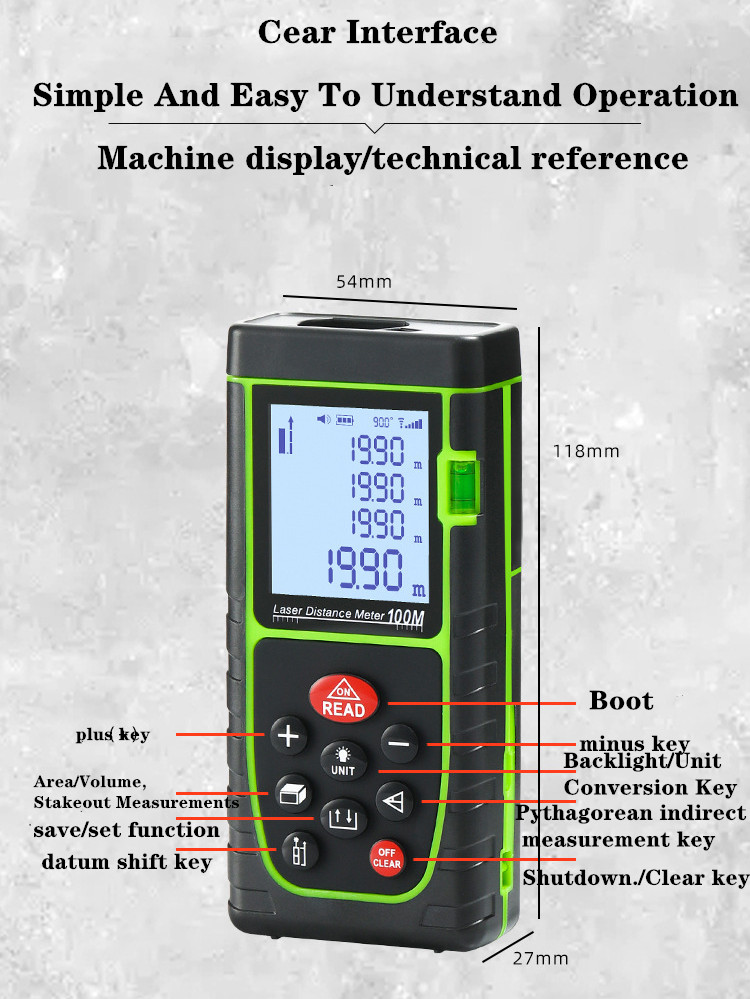 measure tool range finder laser rangefinder laser distance