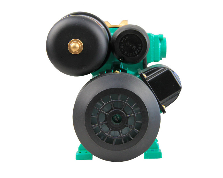 Household self-priming booster pump heater booster system