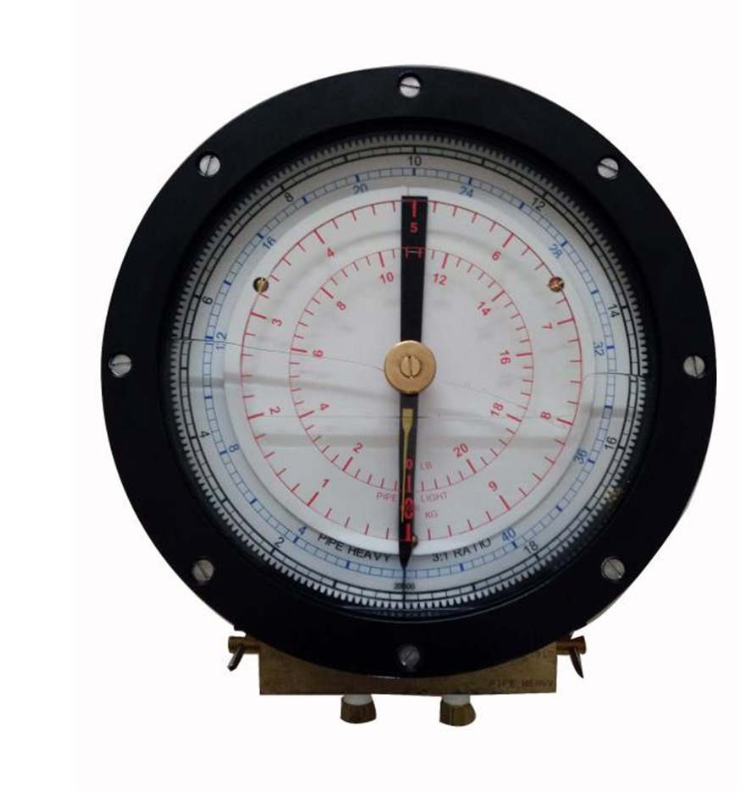 Dual-pointer pressure indicator system GM 4A Standing pipe